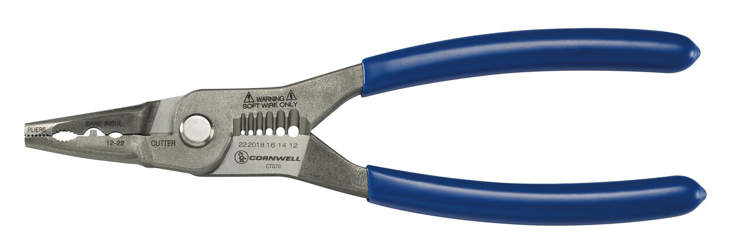 CTG70 - Needle Nose Stripper/Crimper/Cutter, Stainless Steel