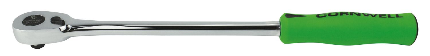 SR72LHNGB - 1/2&quot; Dr 17-3/4&quot; 72-Tth Handled Rat Green