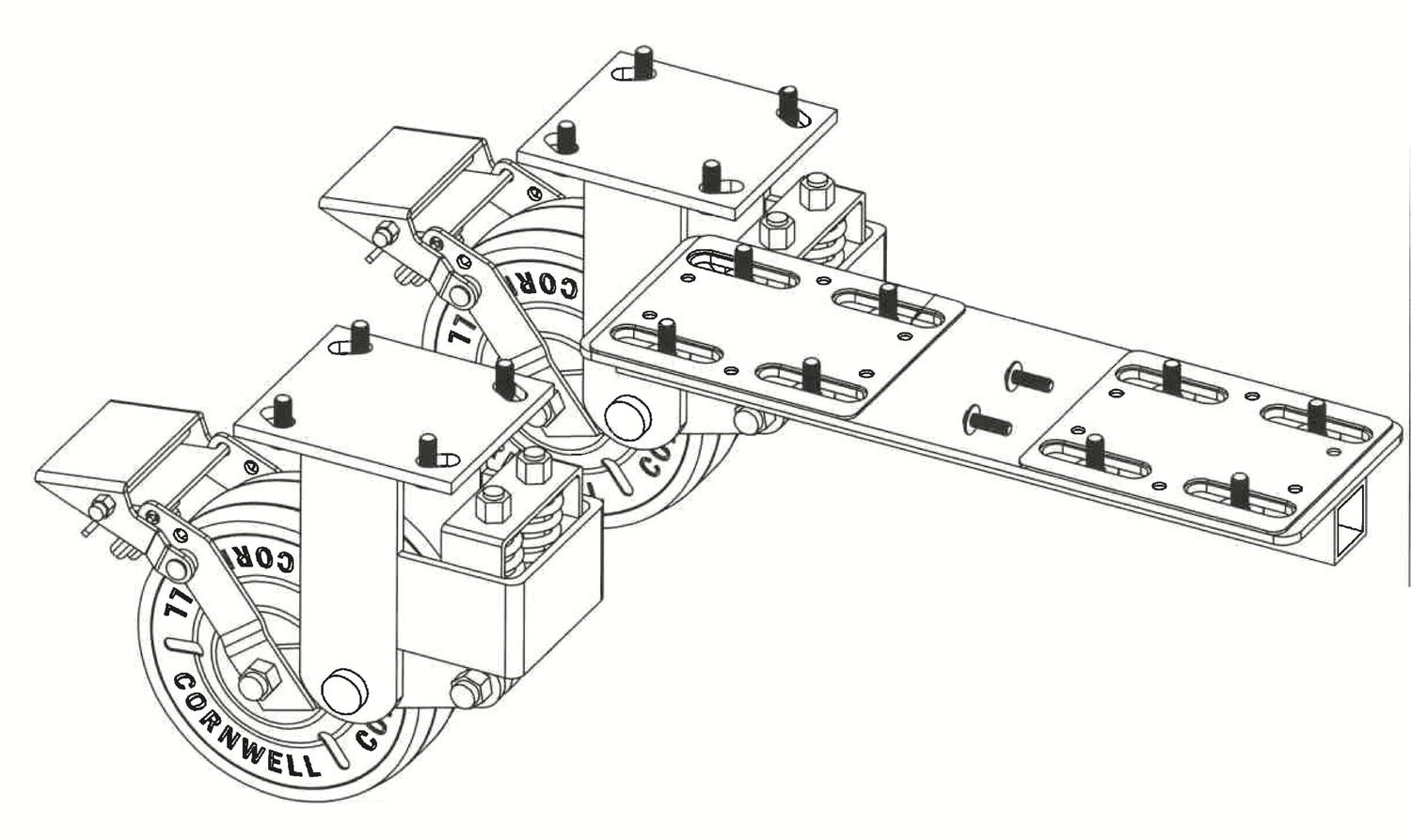 CTSPLRARBMBK - (DSO) 56&quot; PLATINUM™ Roller Cabinet Connecting Kit