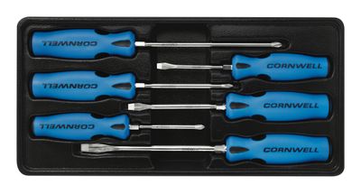 CSD86S - 6 Piece Screwdriver Set, Blue