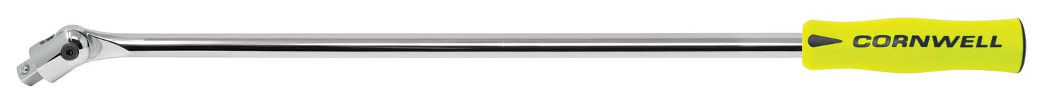 HF324HY - 1/2&quot; Drive 24&quot; Flex-Head Handled Breaker Bar, Yellow