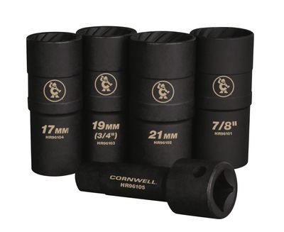 HRC96100 - 5 Piece Lug &amp; Flip Socket Set