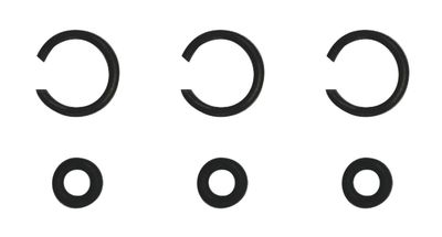 JUMCT2505 - 1/4&quot; Drive Milwaukee Retaining Clip/O-Ring (5-Pack)