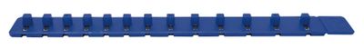 ECFMR14B - 1/4&quot; Drive Flexible Blue Magnetic 13 Tab Socket Rail