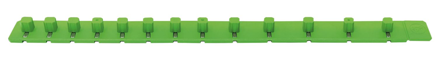 ECFMR38G - 3/8&quot; Drive Flexible Green Magnetic 13 Tab Socket Rail