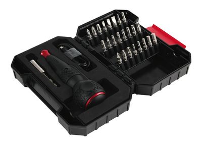 VES220USB25U - 25 Piece Bit Set with BALL GRIP Rechargeable Screwdriver