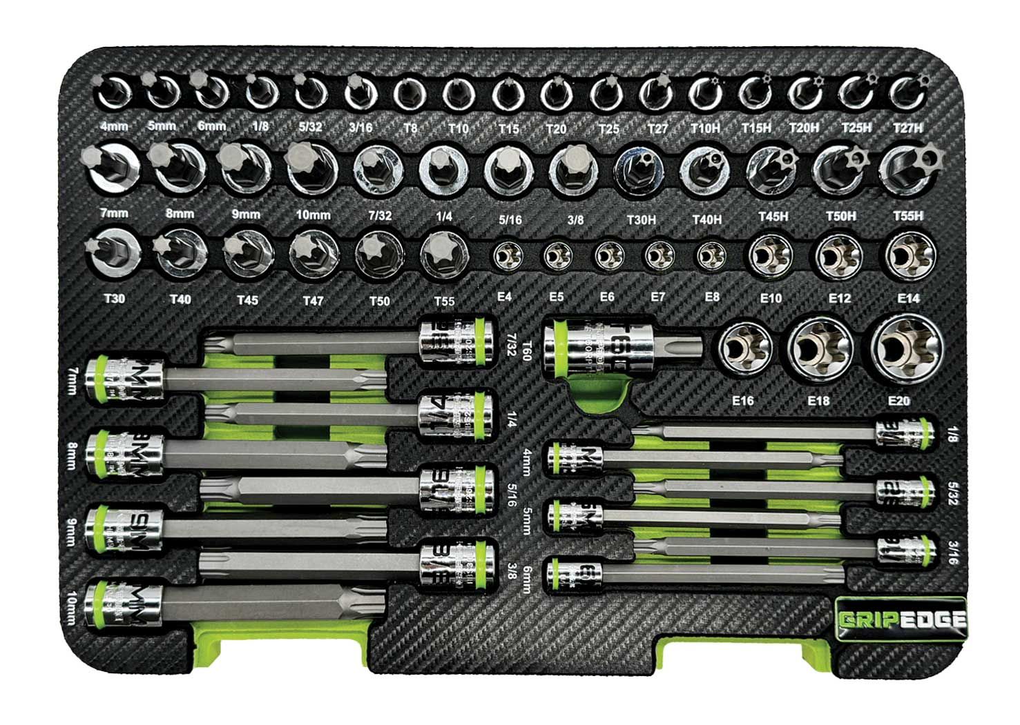 GEMHST62S - 62 Piece Master RPT Hex &amp; Star Driver Set