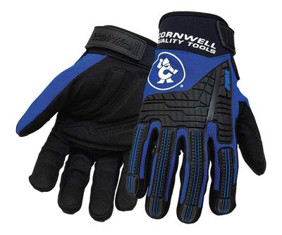 ASCVIL - Blue VIBE Impact Glove, L