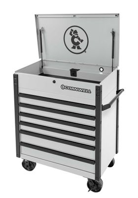 CTSSCF396KVP - 39&quot; 6-Drawer USA Flip Top Service Cart, Vapor