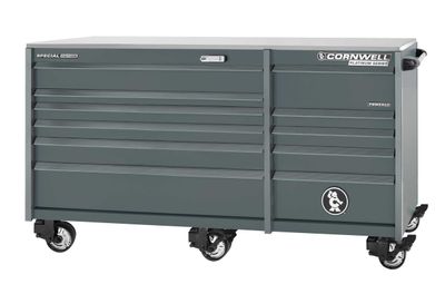 CTSPPR8411LF - PLATINUM PLUS™ 84” 11-Drawer Double Bank Cabinet, Graphite/Gunmetal