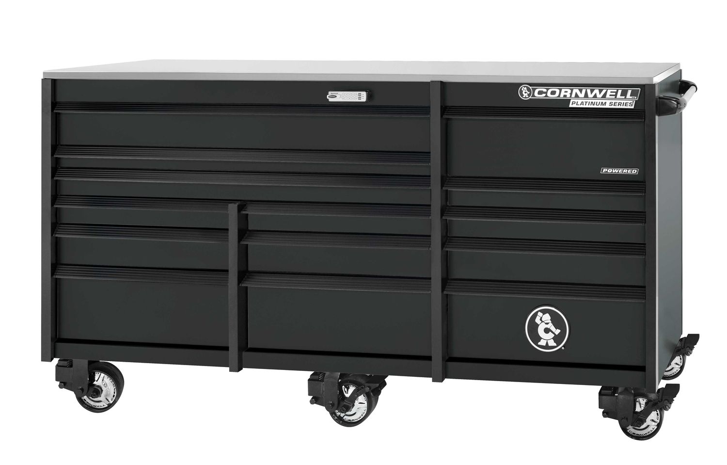 CTSPPR8414KSH - PLATINUM PLUS™ 84” 14-Drawer Triple Bank Cabinet, Shadow