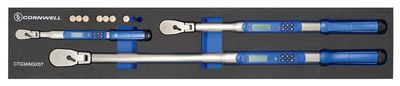 CTG3ANGXST - 3 Piece Flex-Head Digital Torque Wrench Set