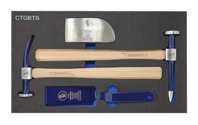 CTGBTS - 4 Piece Body Tool Set, Wood Handles