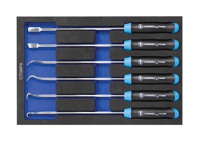 CTG6PS - 6 Piece Wide Tip X-Long Pick Set
