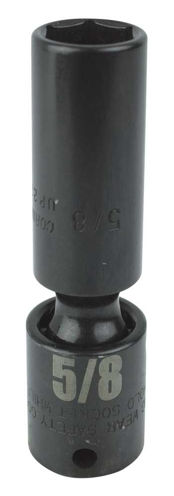 UP2220LSPRA - 3/8&quot; Drive 5/8&quot; Impact Universal Spark Plug Socket, 6-Point