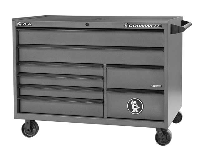 CTSASR578KCD - ARCA® 57” 8-Drawer Double Bank Roller Cabinet, Carbide