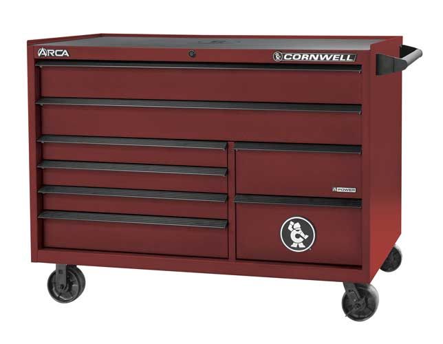 CTSASR578KRA - ARCA® 57” 8-Drawer Double Bank Roller Cabinet, Radium