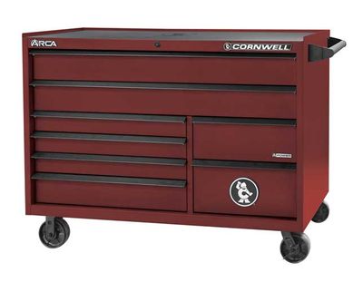 CTSASR578KRA - ARCA® 57” 8-Drawer Double Bank Roller Cabinet, Radium
