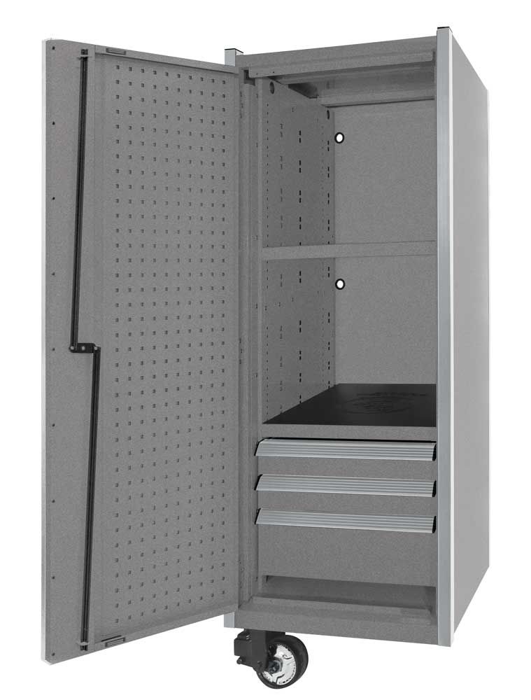 CTSPPL263CCD - PLATINUM PLUS™ 26&quot; 3-Drawer Locker, Carbide/Chrome Trim