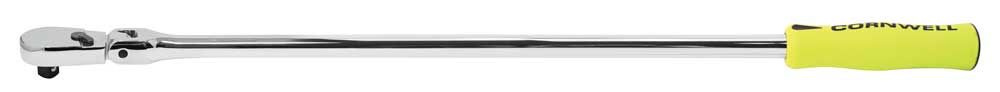 SRF80LHBLY - 1/2&quot; Drive 27&quot; Flex-Head 80-Tooth Handled Ratchet, Yellow