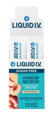 LVLVS8016 - 8 Count Sugar Free White Peach Single Serve