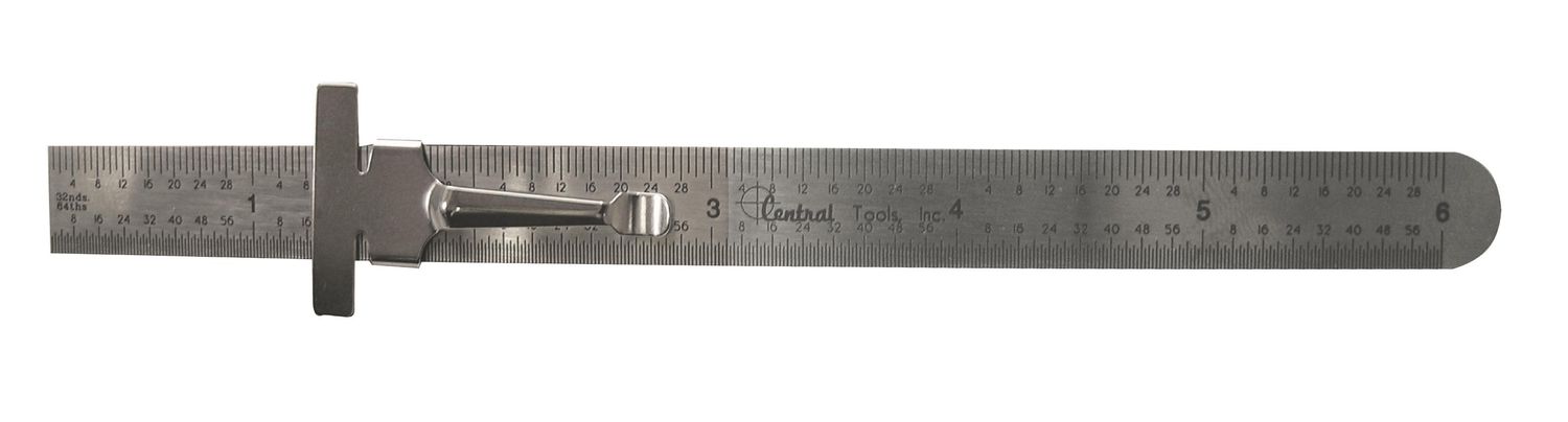 CE6514 - 6&quot; Flexible Pocket Rule, 32nds &amp; 64ths