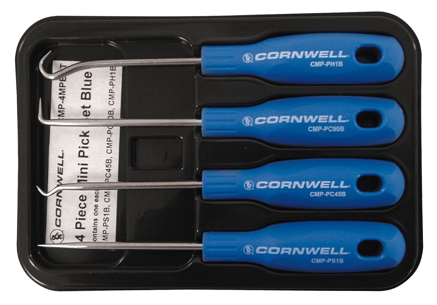 CMP4MPBST - 4 Piece Mini Pick Set, Blue
