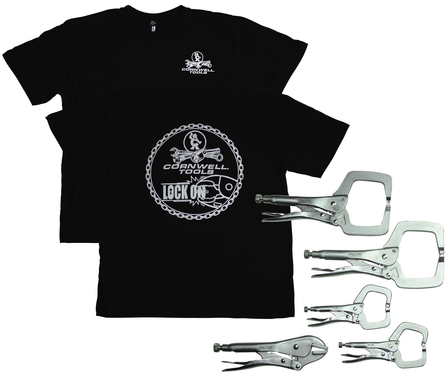 CPLL74 - 5 Piece Clamp Set w/ Free T-Shirt