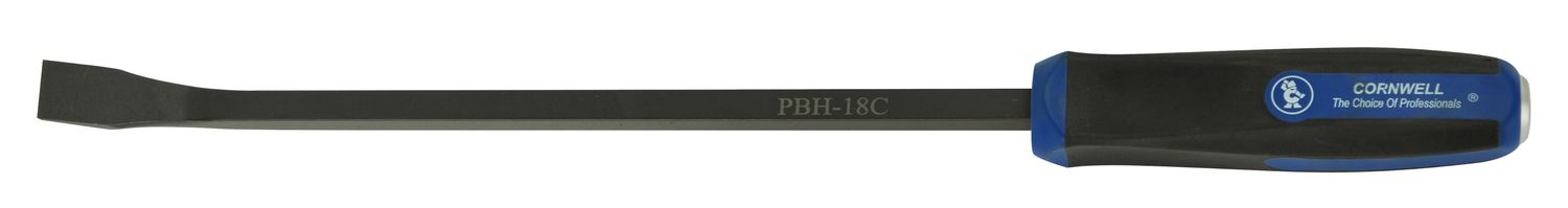 PBH18C - 18" Bent Tip Handled Pry Bar, Blue