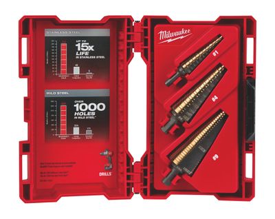 MWE48899291 - 3 Piece Cobalt Step Drill Set