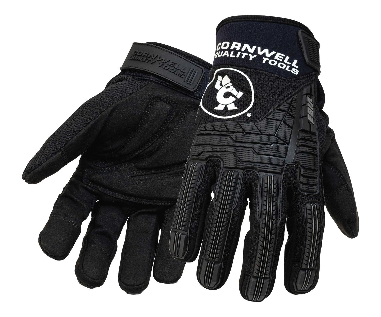 ASCVIBM - Black VIBE Impact Glove, M