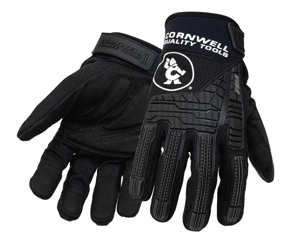 ASCVIBL - Black VIBE Impact Glove, L