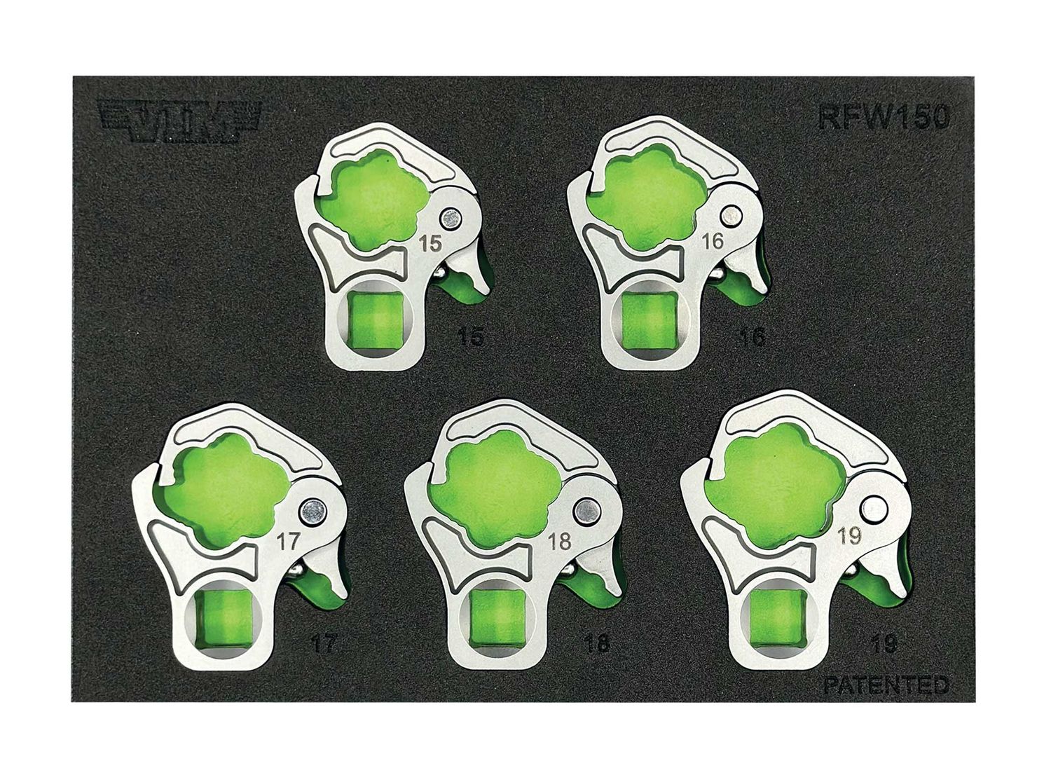 VMRFW150 - 5 Piece 3/8&quot; Drive Ratcheting Flare Nut Wrench Set