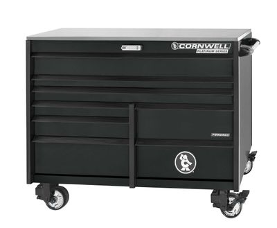 CTSPPR568KSH - PLATINUM PLUS™ 56” 8-Drawer Double Bank Cabinet, Shadow