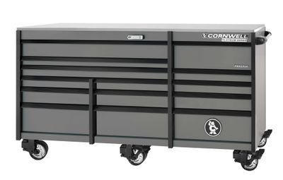 CTSPPR8414KST - PLATINUM PLUS™ 84” 14-Drawer Triple Bank Cabinet, Storm