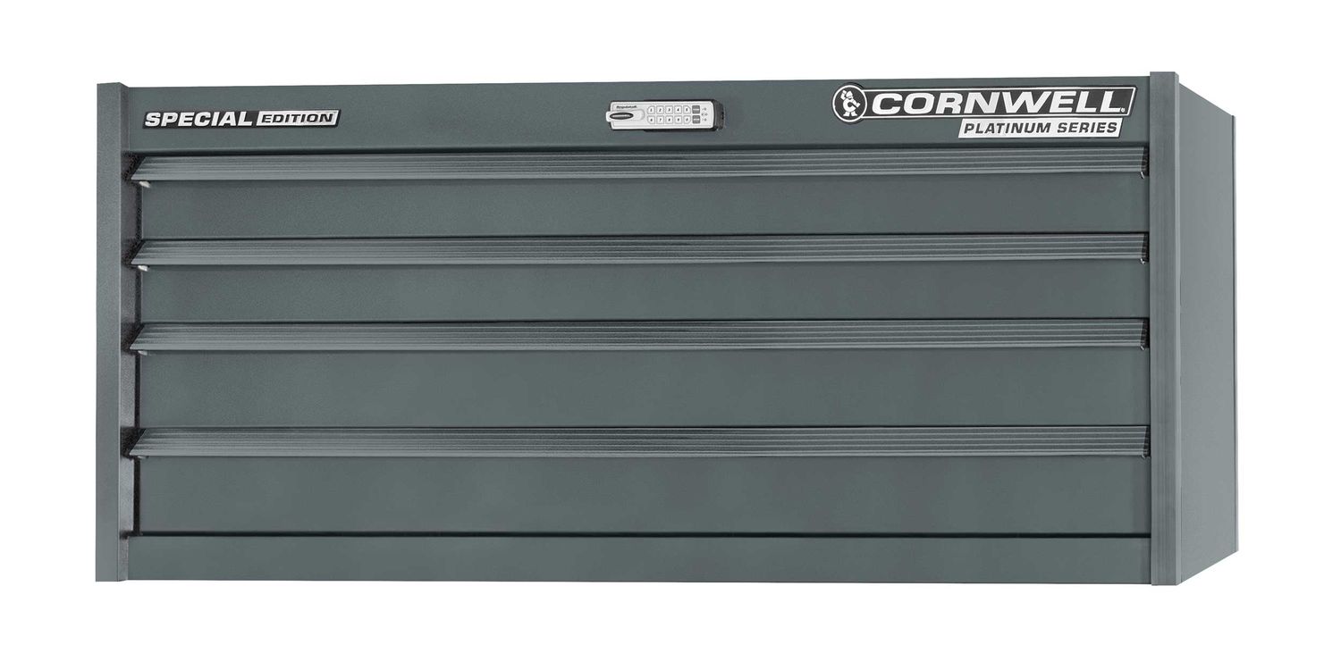 CTSPPE564LF - (BTO) PLATINUM PLUS™ 56” 4-Drawer Chest, Graphite/Gunmetal