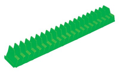 WRK5407M - 20 Tool Wrench Pro Modular Magnetic Organizer, Green