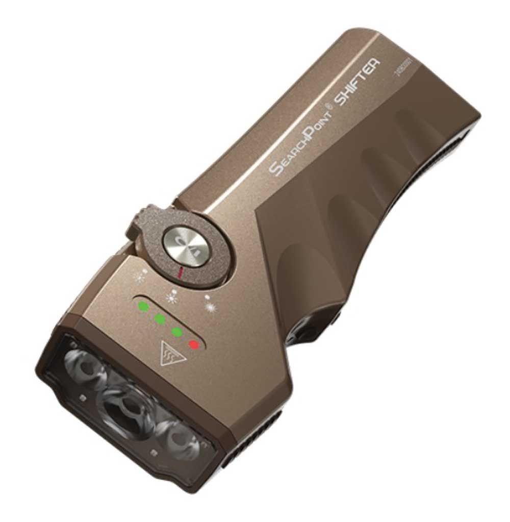 MXN04041 - SearchPoint® SHIFTER Rechargeable Flashlight, Brown