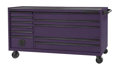 CTSASR7911KPR - ARCA® 79” 11-Drawer Double Bank Roller Cabinet, Purple Rain