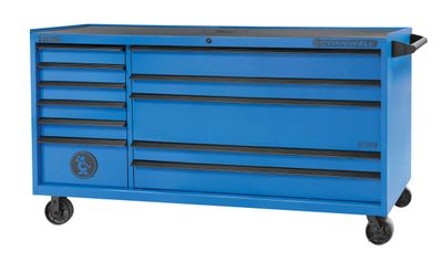 CTSASR7911KTB - ARCA® 79” 11-Drawer Double Bank Roller Cabinet, Torch Blue
