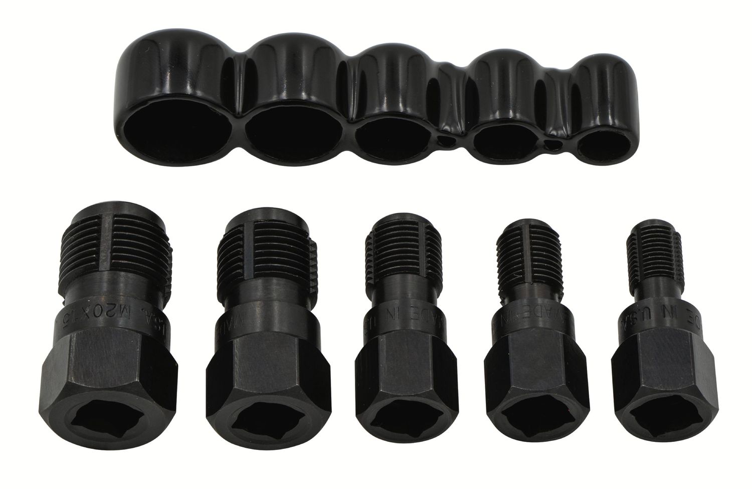 RB1030 - 5 Piece Spark Plug &amp; Sensor Thread Chaser Set