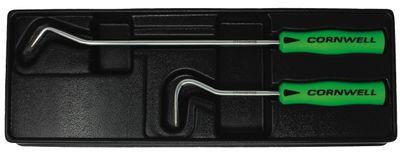 CTG1009SGB - 2 Piece Big Hook Set, Neon Green