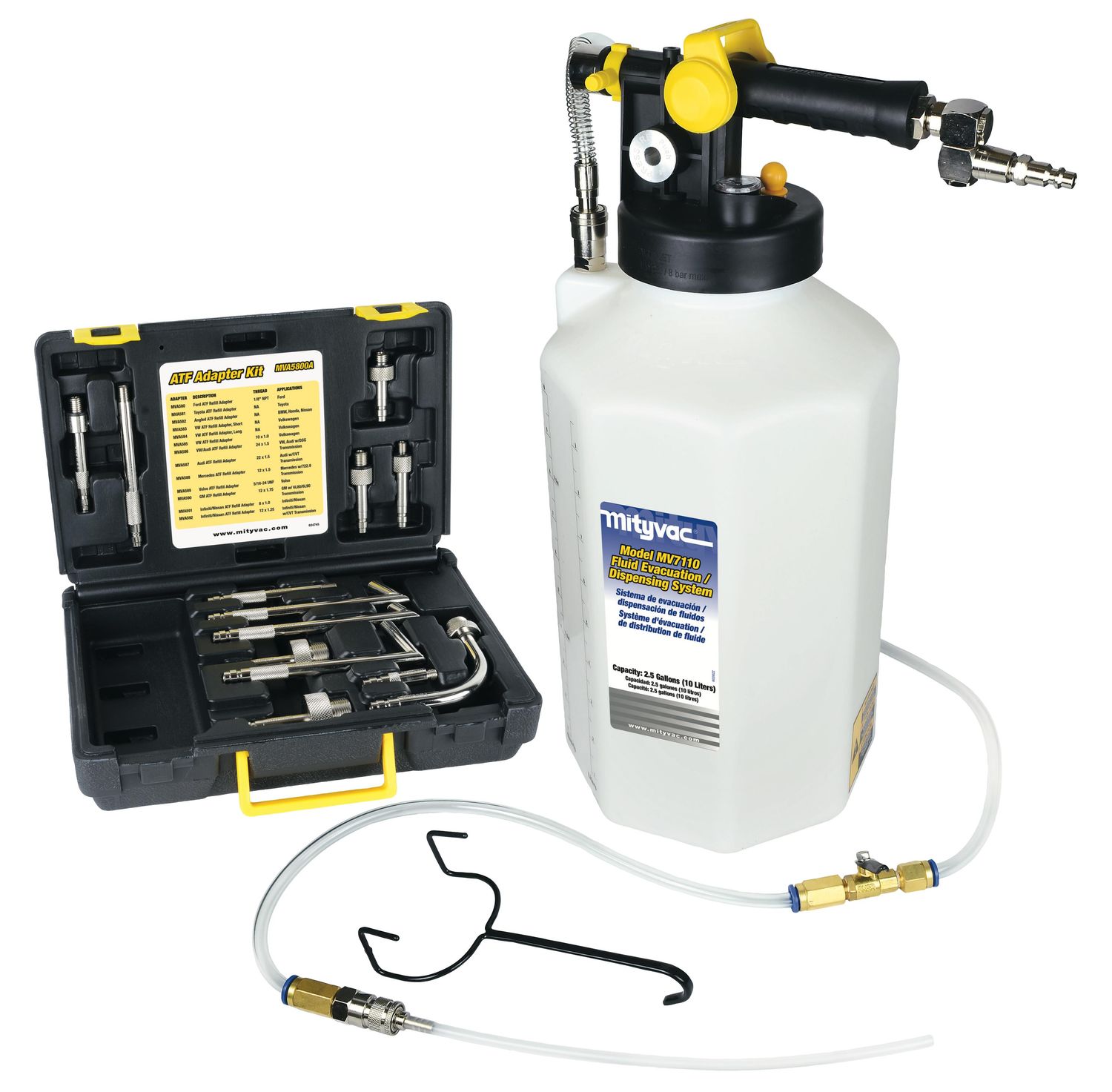 NEMV7412 - 2.5 Gallon Air Operated-ATF Refill Kit