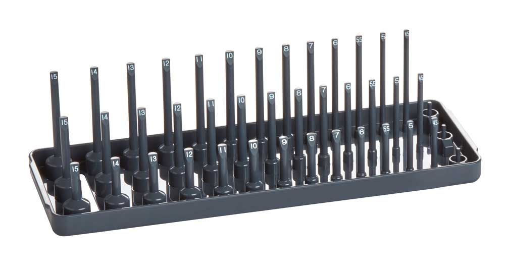 HA14023 - 1/4" Drive Metric Three Row Socket Tray