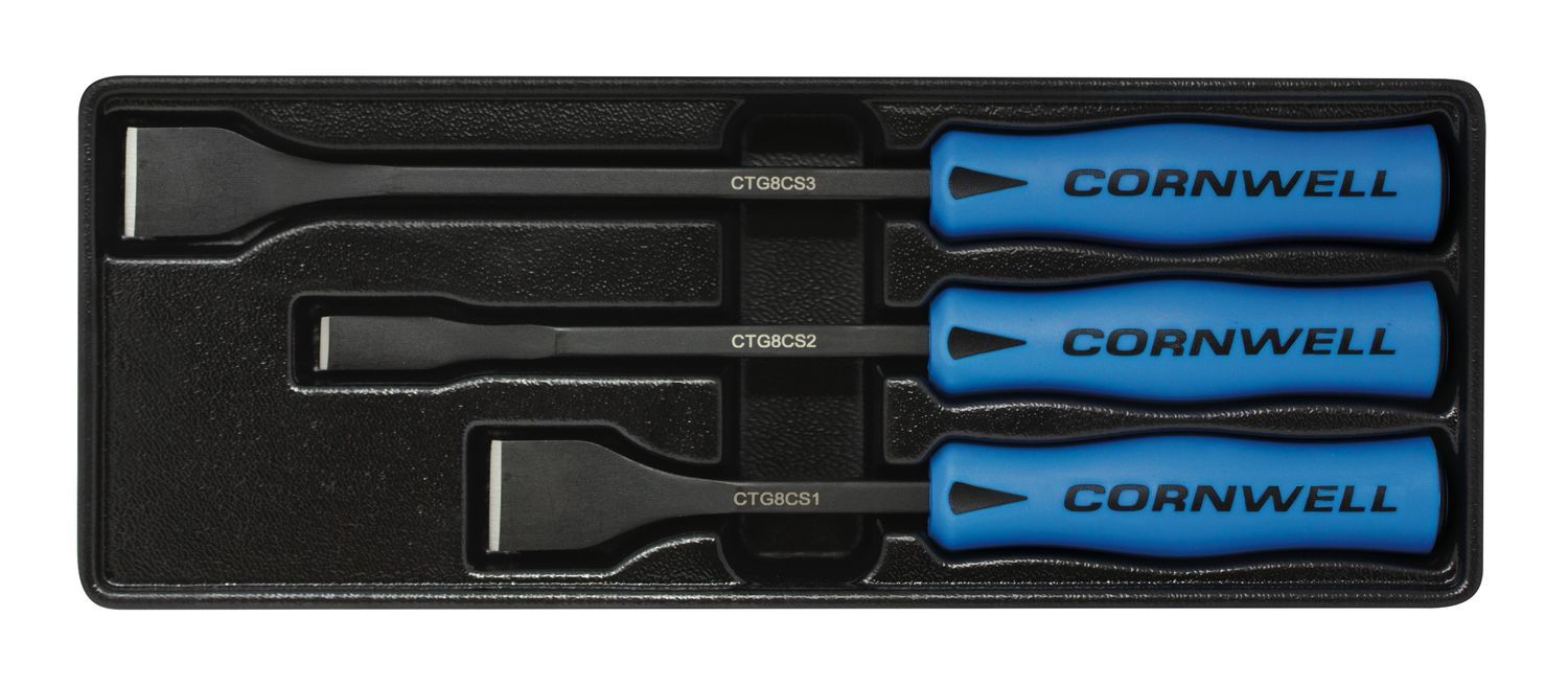 CTG83CSS - 3 Piece Carbon Scraper Set