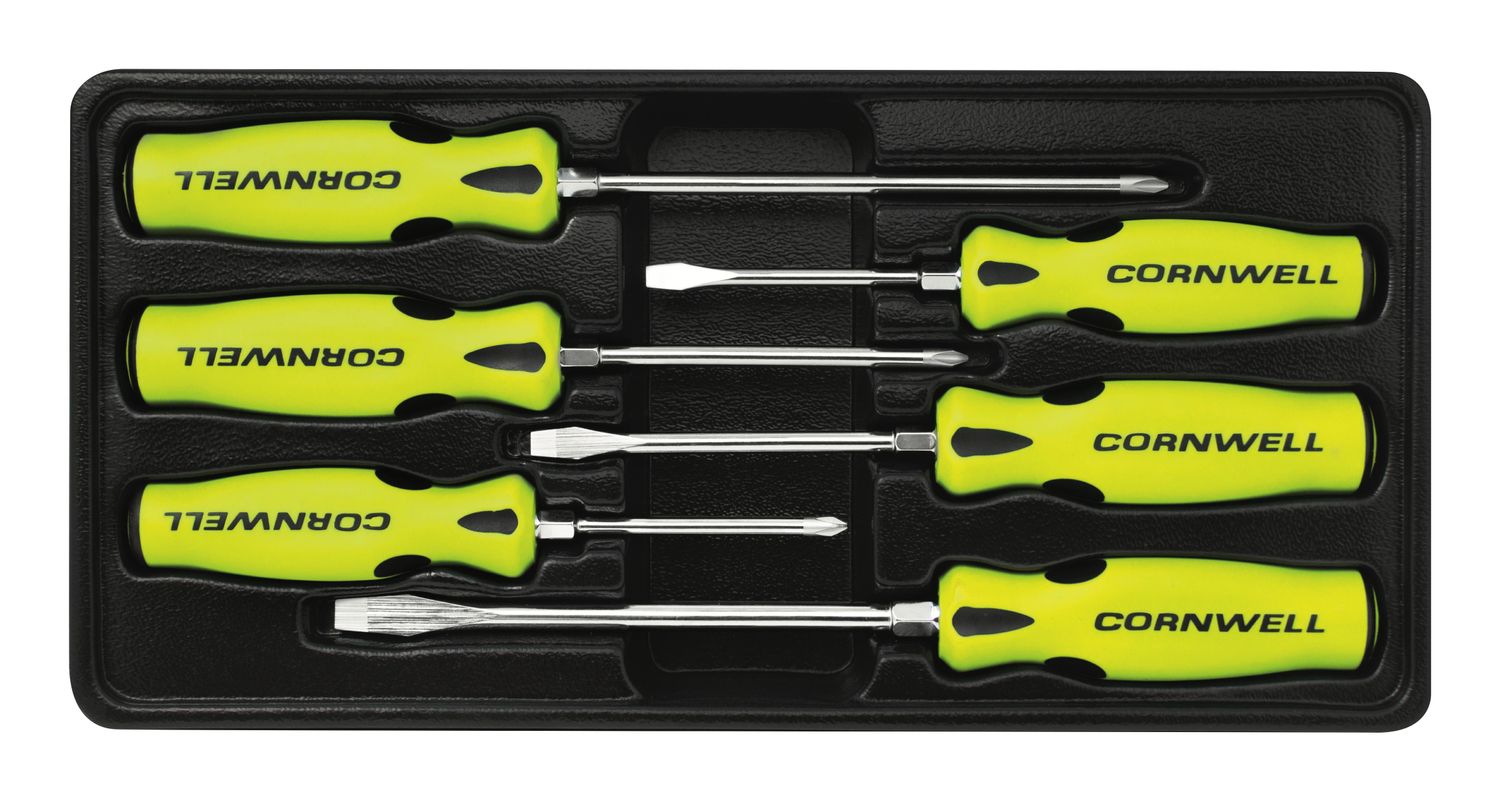 CSD86SY - 6 Piece Screwdriver Set, Yellow