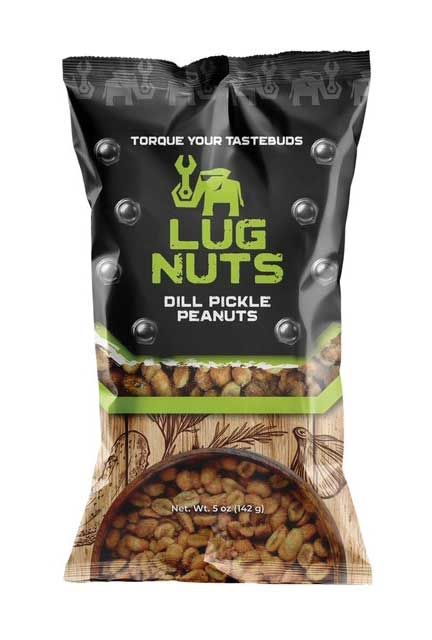 TFOLNDP - (12) 5 oz. Dill Pickle Peanuts