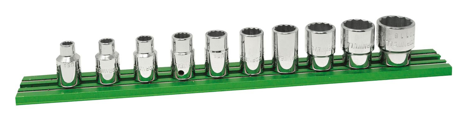 ST0110SP - 10 Piece 1/4” Drive SAE Socket Set, 12 Point