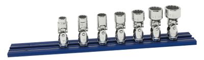 TSMU017P -  7 Piece 1/4” Drive Metric Universal Socket Set, 12 Point