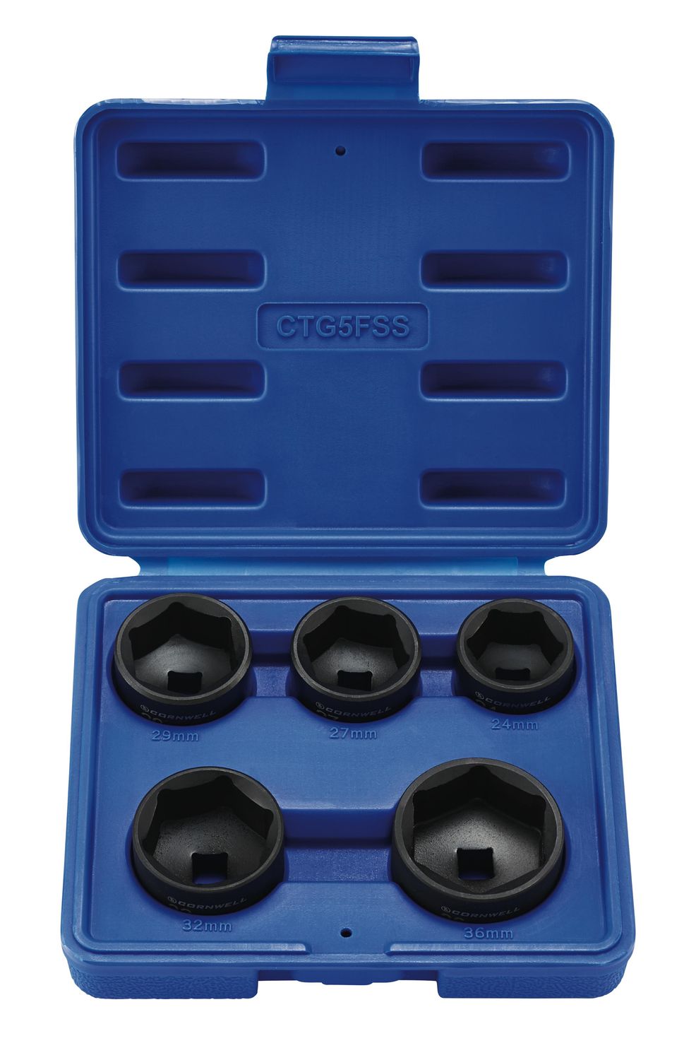 CTG5FSS - 5 Piece 3/8" Drive Oil Filter Canister Socket Set